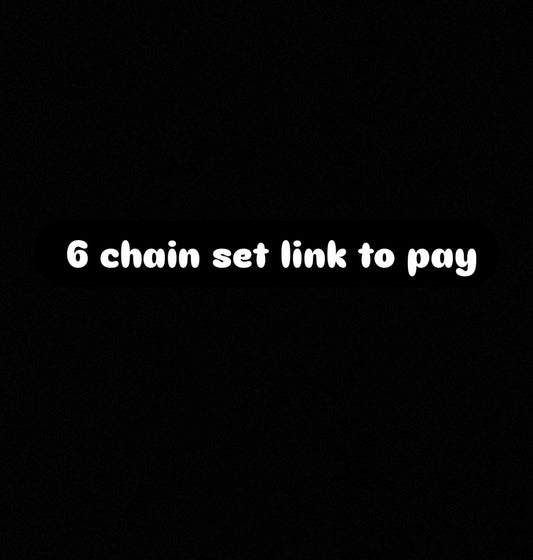 6 chain set link to pay