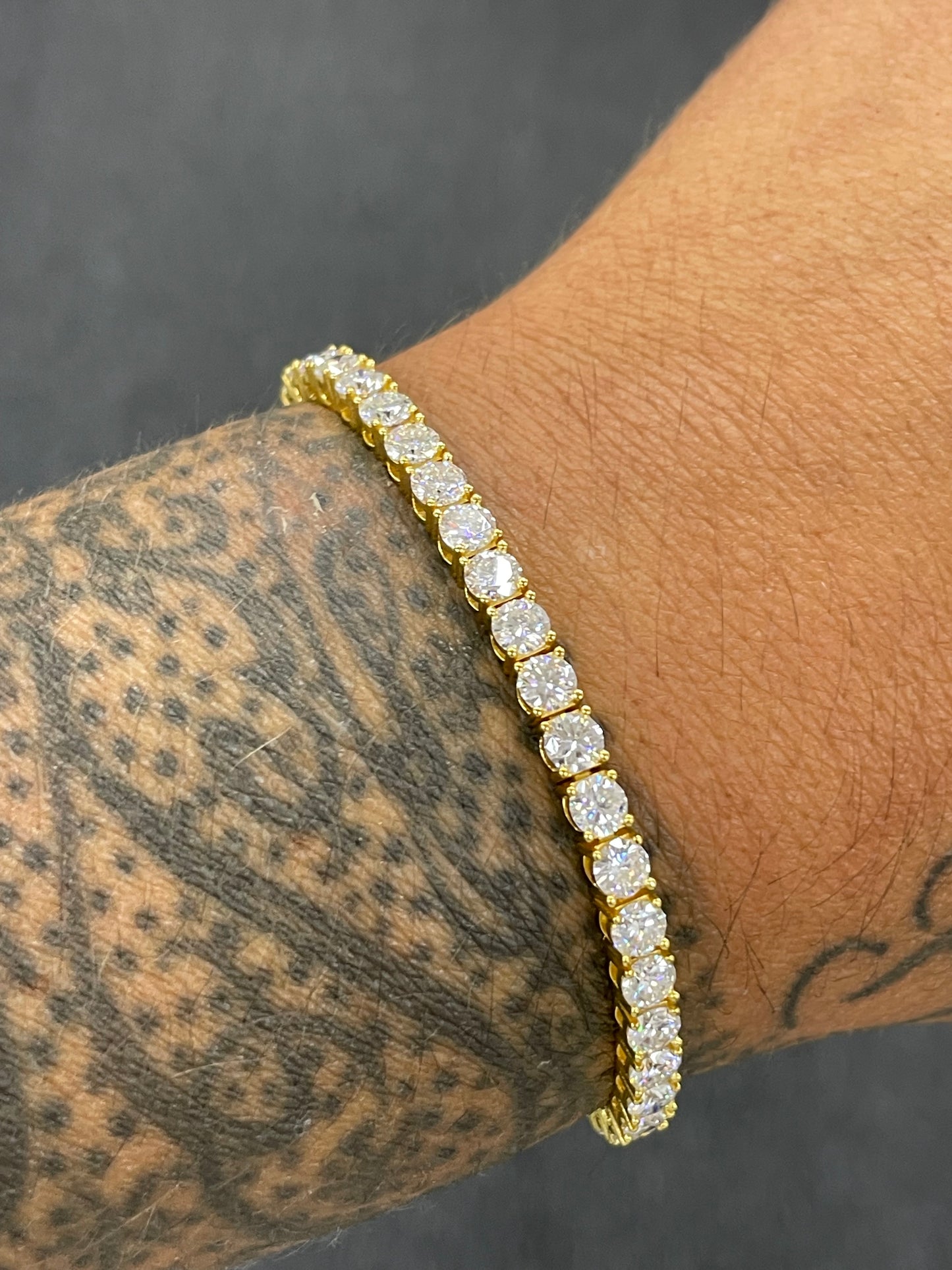 4mm moissanite tennis bracelet