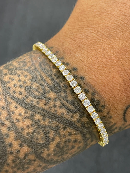 3mm moissanite tennis bracelet